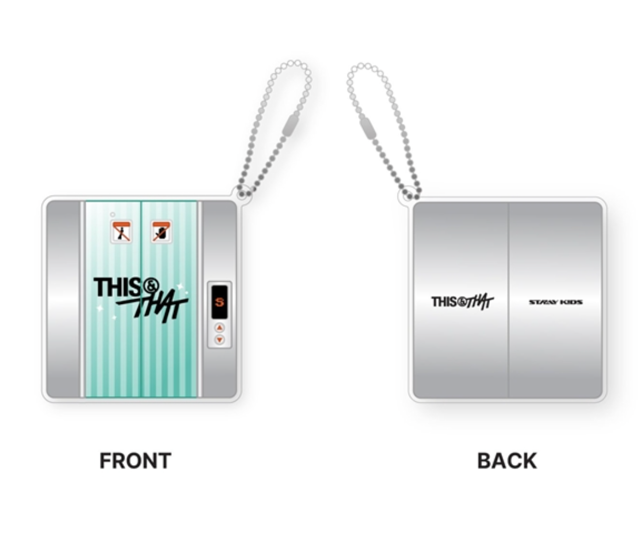 SKZOO CAPSULE ACRYLIC KEYRING Stray Kids THIS & THAT MD