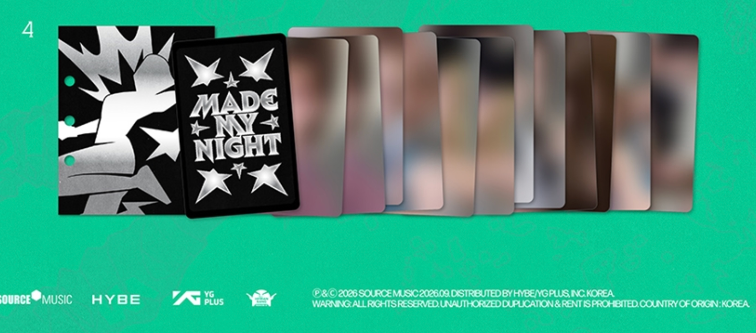 LE SSERAFIM – 2nd Single Album [Made My Night] (CHEMICAL NIGHT)
