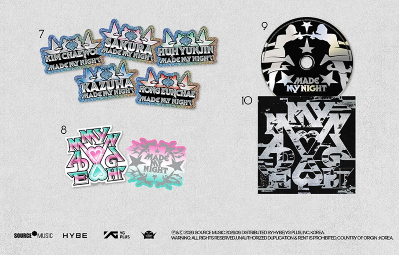 LE SSERAFIM – 2nd Single Album [Made My Night] (COMPACT ver.)