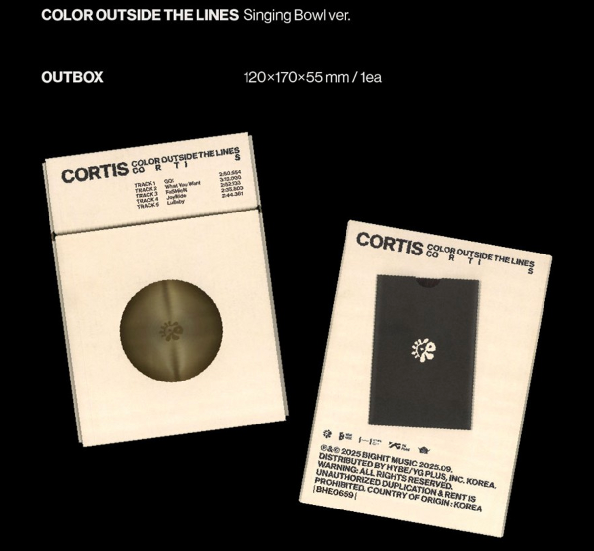CORTIS – The 1st EP [COLOR OUTSIDE THE LINES] (Singing Bowl ver.)