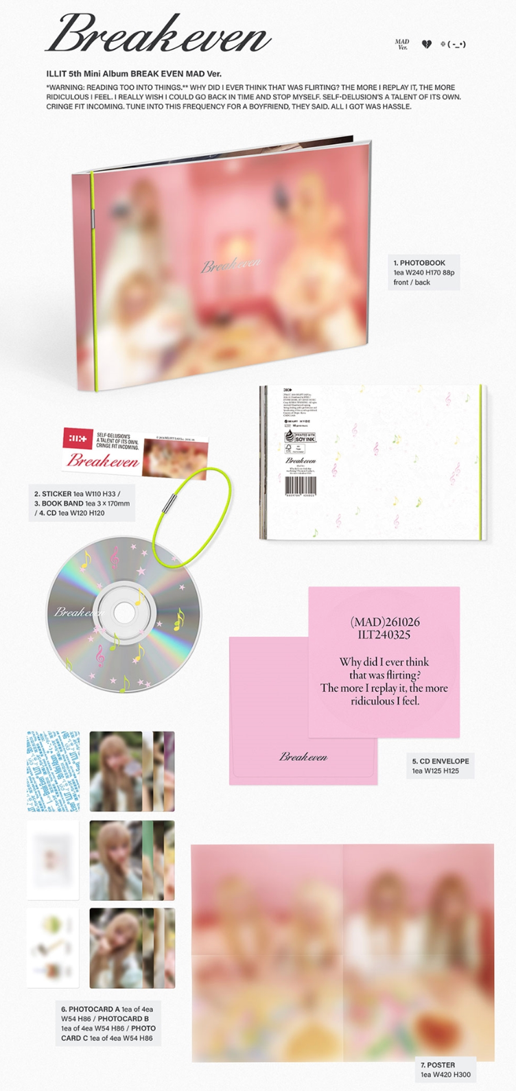 ILLIT – 5th Mini Album [BREAK EVEN] (Random)