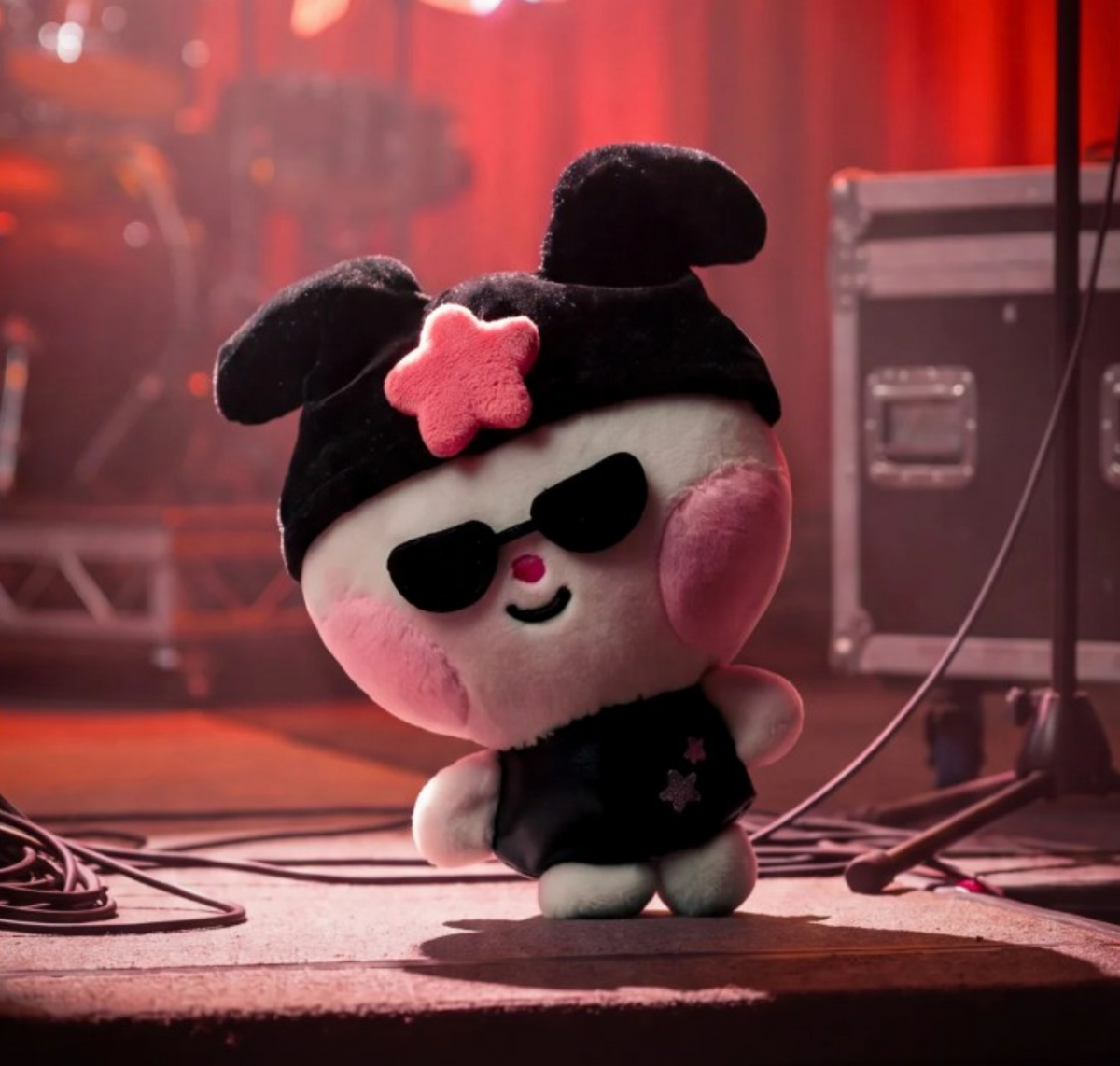 ATEEZ MIGHTEEZ ROCK THE STAGE POP STAR PLUSH KEYRING