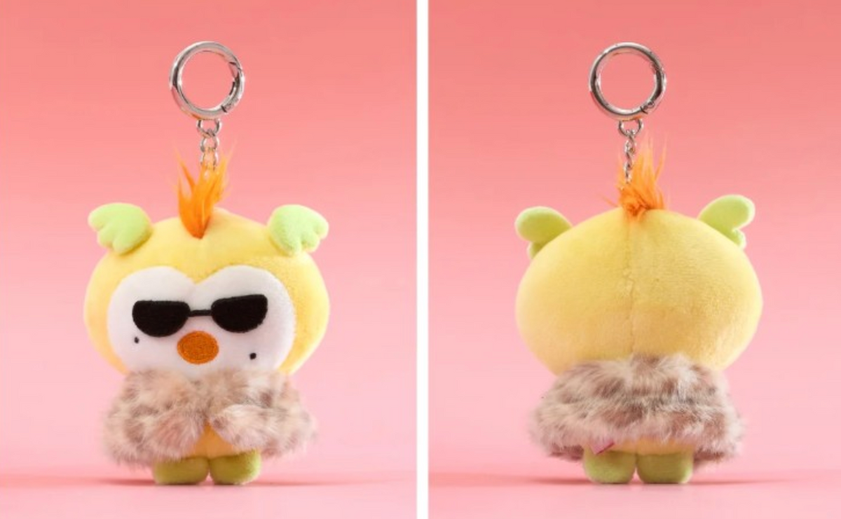 ATEEZ MIGHTEEZ ROCK THE STAGE POP STAR PLUSH KEYRING