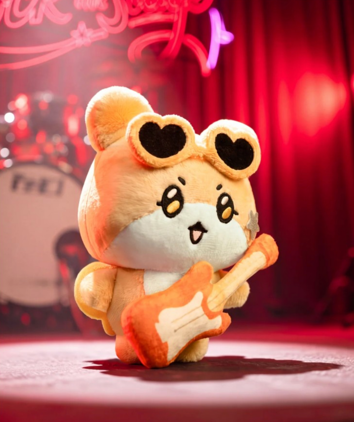 ATEEZ MIGHTEEZ ROCK THE STAGE ROCKSTAR PLUSH KEYRING