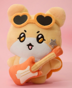 ATEEZ MIGHTEEZ ROCK THE STAGE ROCKSTAR PLUSH KEYRING