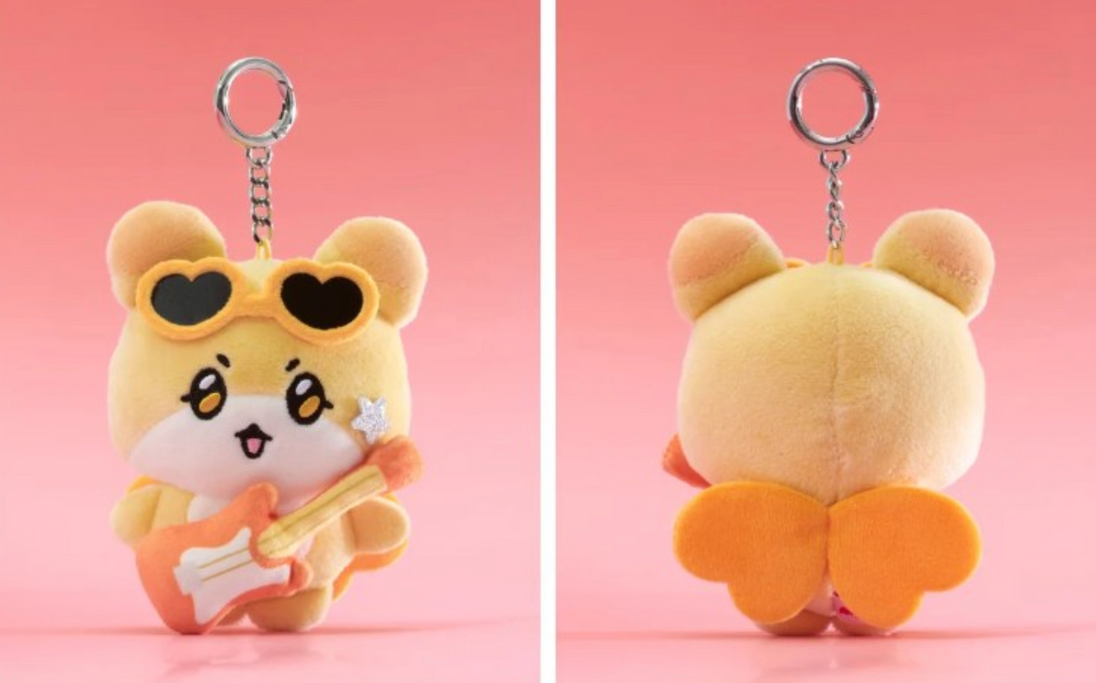 ATEEZ MIGHTEEZ ROCK THE STAGE ROCKSTAR PLUSH KEYRING