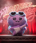 ATEEZ MIGHTEEZ ROCK THE STAGE ROCKSTAR PLUSH KEYRING