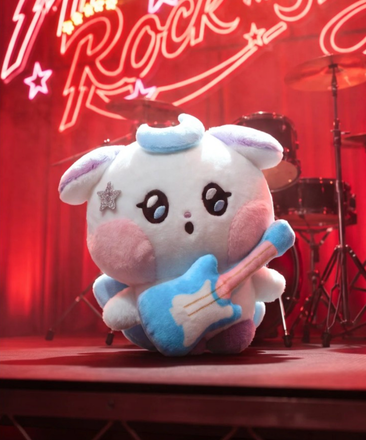 ATEEZ MIGHTEEZ ROCK THE STAGE ROCKSTAR PLUSH KEYRING