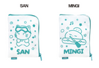 MNI POUCH ATEEZ 8TH ANNIVERSARY EXHIBITION Blue Drift MD