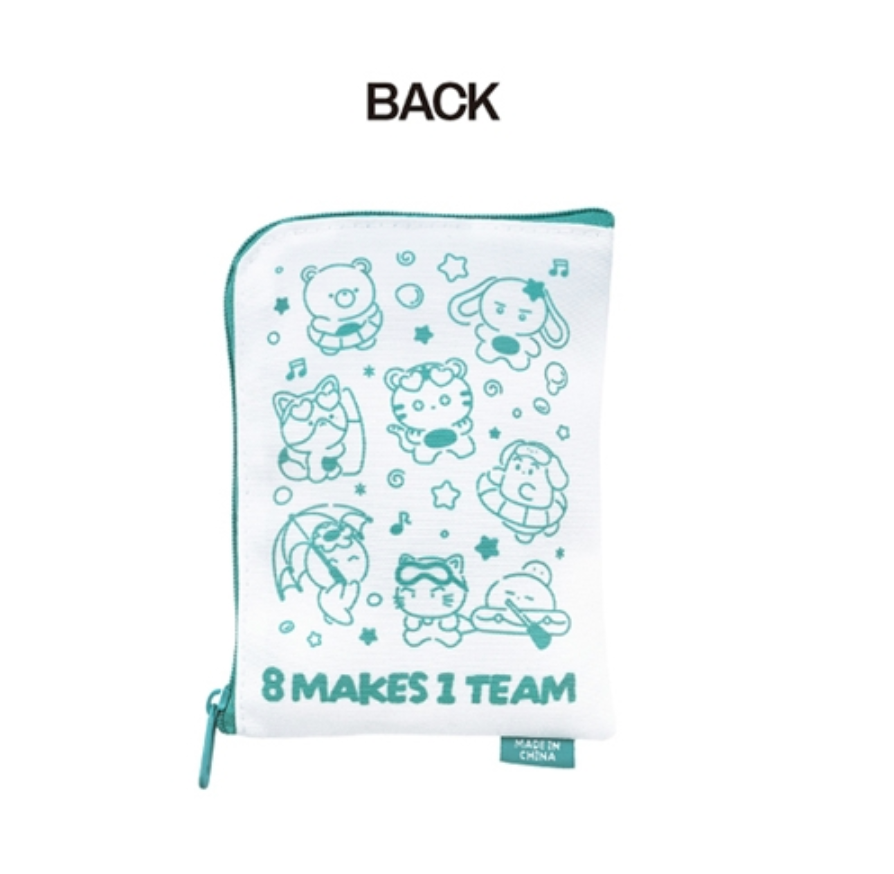 MNI POUCH ATEEZ 8TH ANNIVERSARY EXHIBITION Blue Drift MD