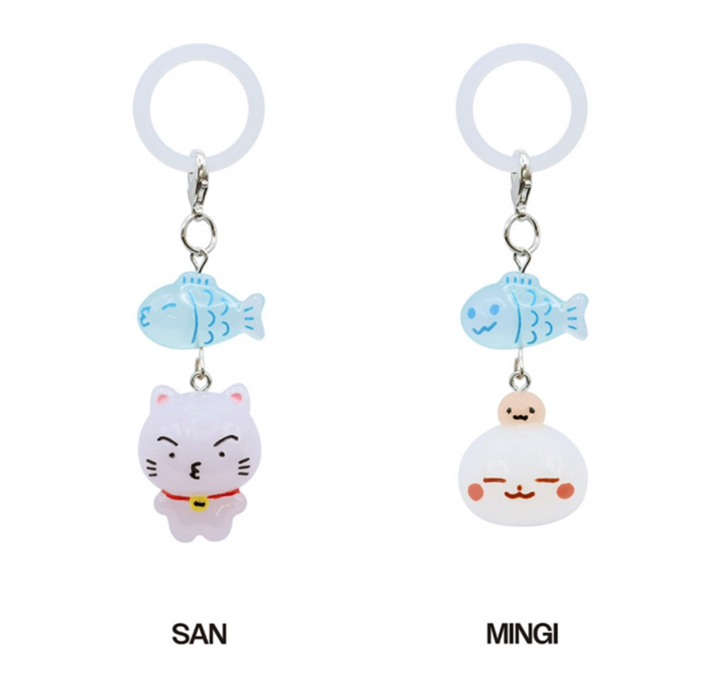 LUCKY FISH CHARM ATEEZ 8TH ANNIVERSARY EXHIBITION Blue Drift MD