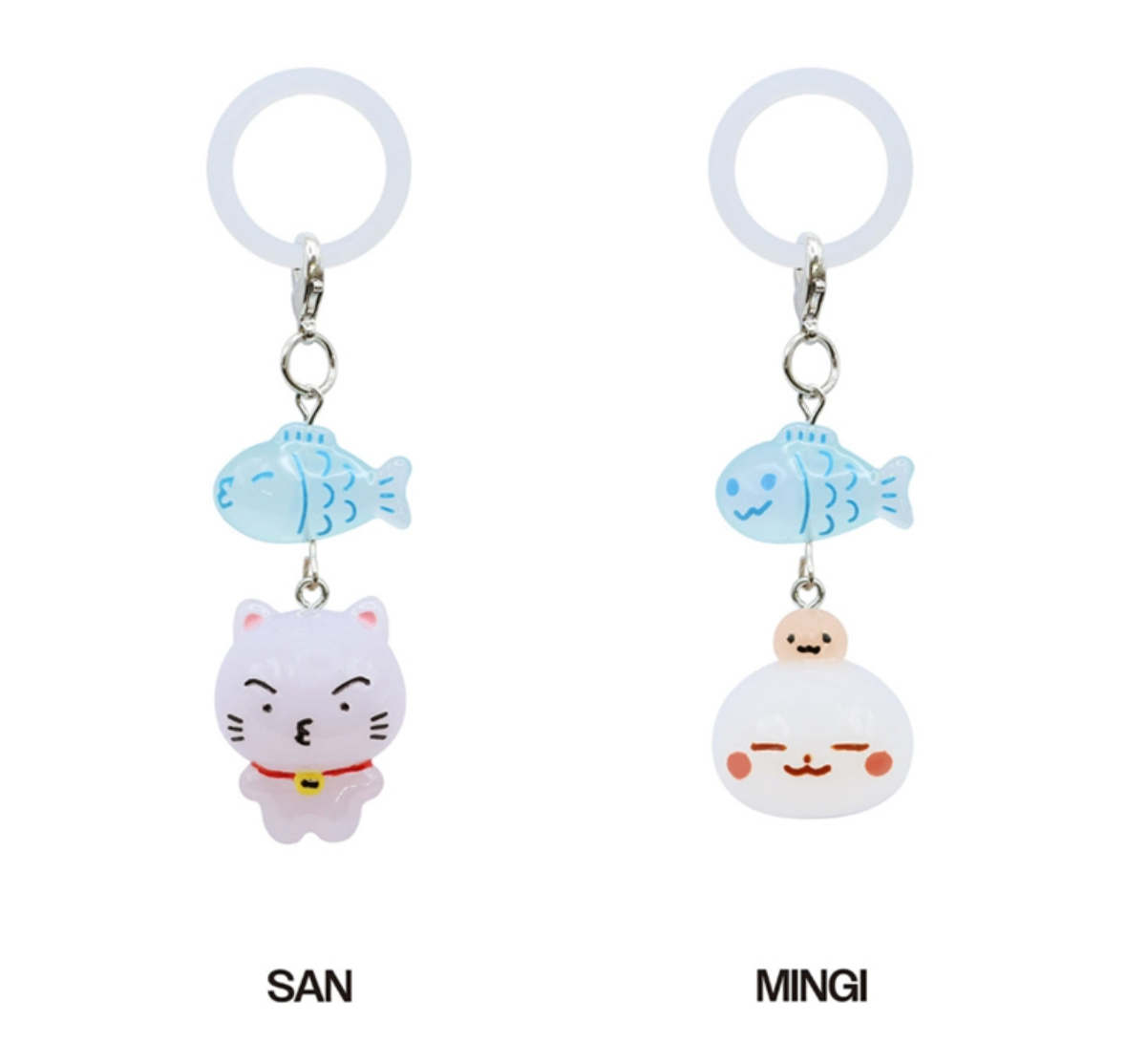 LUCKY FISH CHARM ATEEZ 8TH ANNIVERSARY EXHIBITION Blue Drift MD