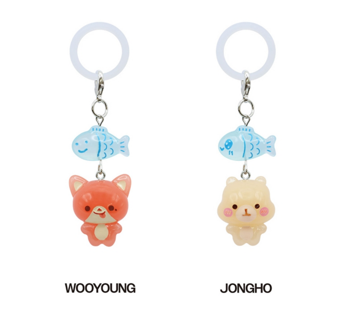 LUCKY FISH CHARM ATEEZ 8TH ANNIVERSARY EXHIBITION Blue Drift MD
