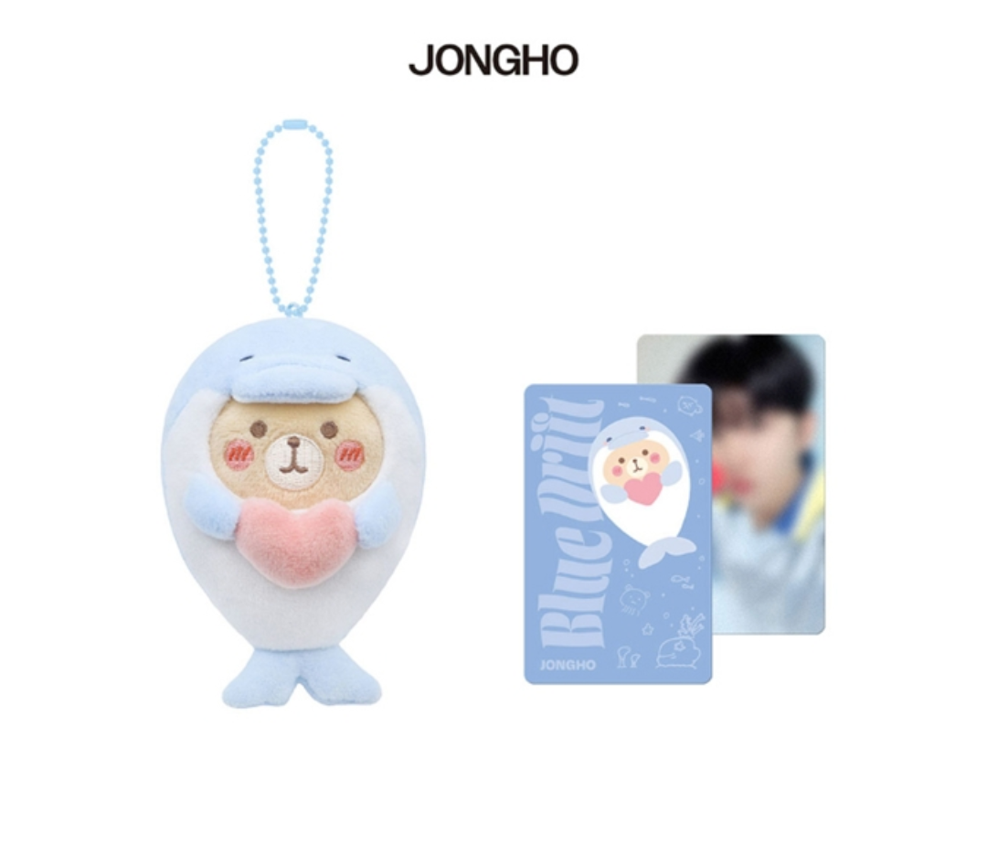 PLUSH SEA COLLECTION ATEEZ 8TH ANNIVERSARY EXHIBITION Blue Drift MD