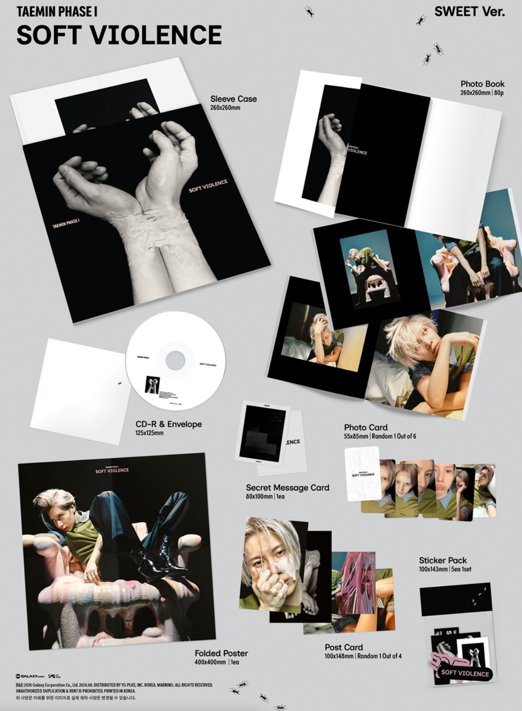 (SHINee) TAEMIN - [PHASE I : Soft Violence] (PHOTO BOOK Ver.)