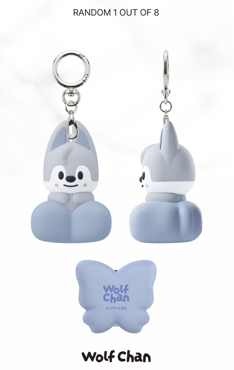 SKZOO SECRET CLICKER KEYRING Stray Kids World Tour RUN IT MD