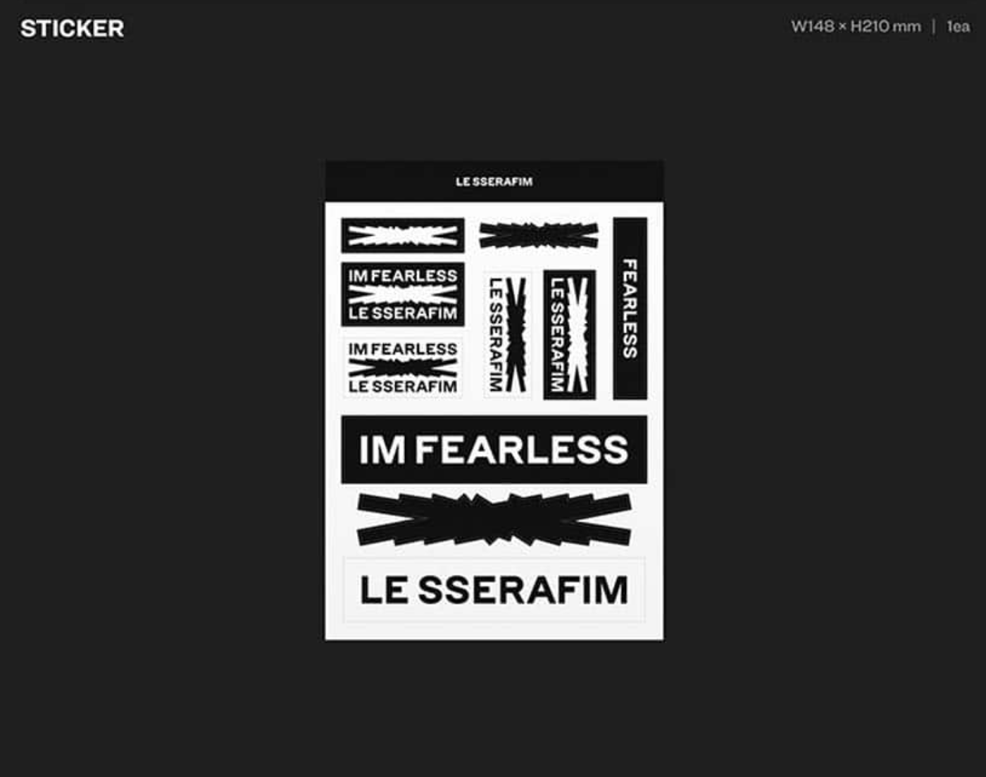 LE SSERAFIM – 1st Mini album [FEARLESS]