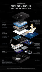 ATEEZ 10th Mini Album [GOLDEN HOUR Part.1] (WORK TO LIVE VER.)
