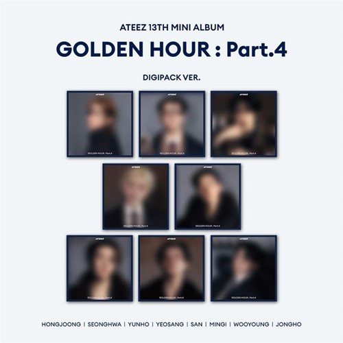 ATEEZ – 13th Mini Album GOLDEN HOUR : Part.4 (DIGIPACK VER.)