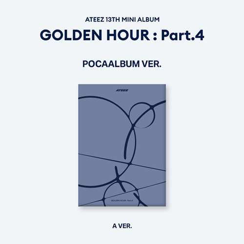 ATEEZ – 13th Mini Album GOLDEN HOUR : Part.4 (POCAALBUM VER.) (A VER.)