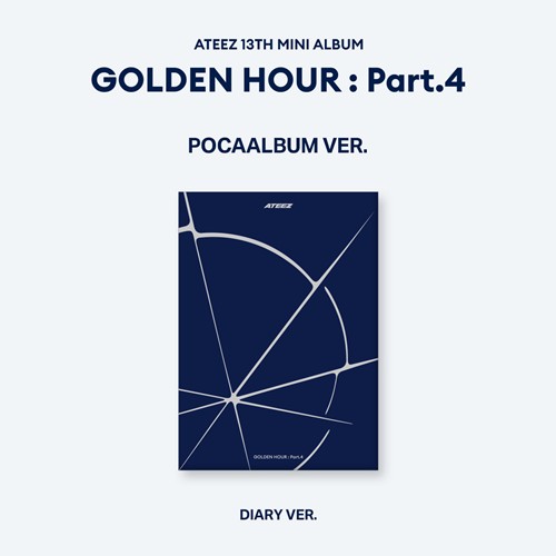 ATEEZ – 13th Mini Album GOLDEN HOUR : Part.4 (POCAALBUM VER.) DIARY VER.