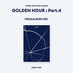 ATEEZ – 13th Mini Album GOLDEN HOUR : Part.4 (POCAALBUM VER.) DIARY VER.