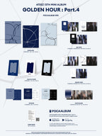 ATEEZ – 13th Mini Album GOLDEN HOUR : Part.4 (POCAALBUM VER.) DIARY VER.