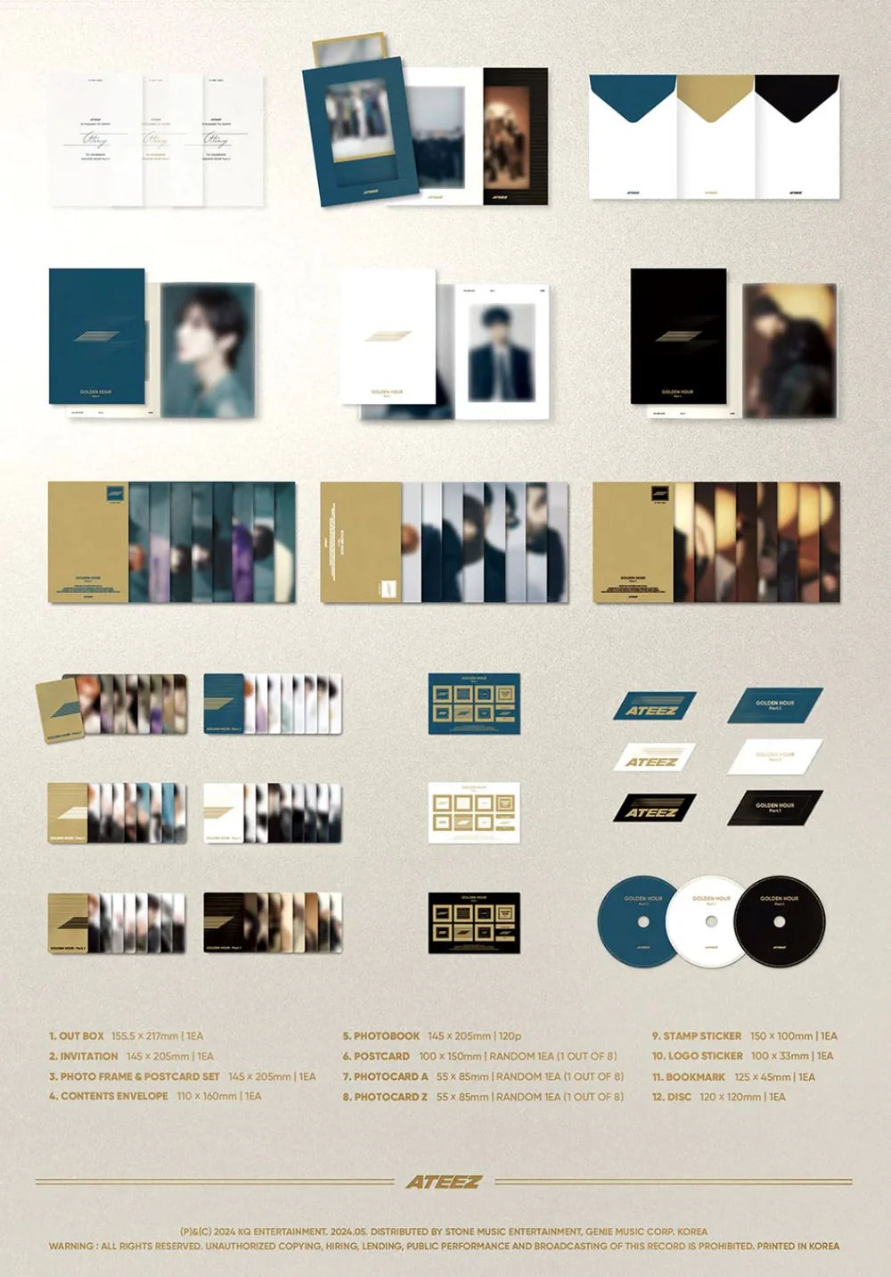 ATEEZ – 10th Mini Album [GOLDEN HOUR : Part.1]