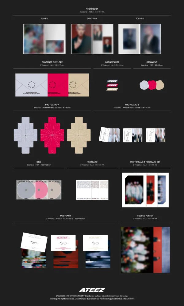 ATEEZ  – 11th Mini Album [GOLDEN HOUR : Part.2]