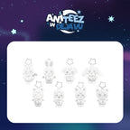 SILVER ANITEEZ PLUSH KEYRING ATEEZ X ANITEEZ POP-UP ANITEEZ IN DEJAVU