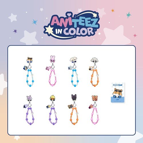 PHONE TAG BEADS STRAP ATEEZ X ANITEEZ POP - UP STORE ANITEEZ IN COLOR MD - Neko Pop