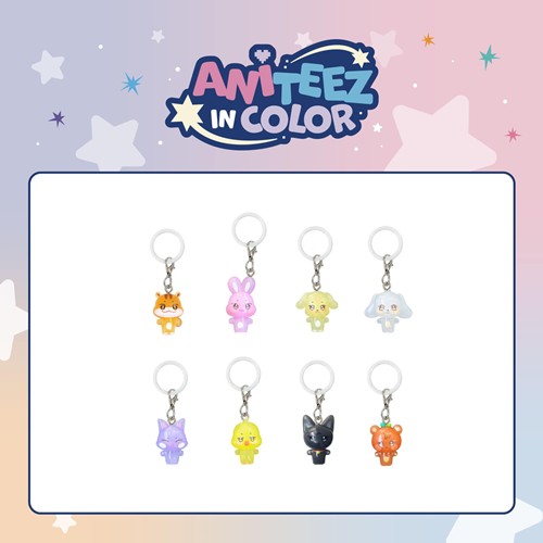 LINKABLE FACE KEYRING (RANDOM) ATEEZ X ANITEEZ POP-UP STORE ANITEEZ IN COLOR MD
