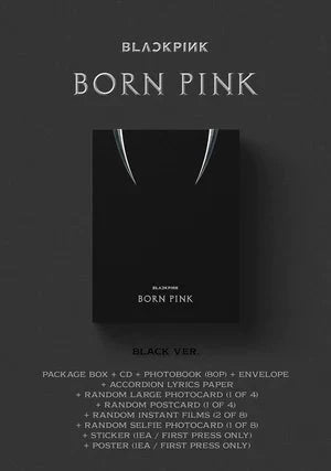 BLAKPINK – 2nd Album [BORN PINK] BOX SET [BLACK ver.]