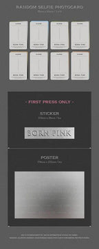 BLAKPINK – 2nd Album [BORN PINK] BOX SET [GREY ver.] - Neko Pop