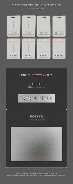 BLAKPINK – 2nd Album [BORN PINK] BOX SET [GREY ver.] - Neko Pop