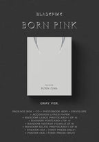 BLAKPINK – 2nd Album [BORN PINK] BOX SET [GREY ver.] - Neko Pop