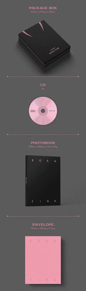 BLAKPINK – 2nd Album [BORN PINK] BOX SET [PINK ver.] - Neko Pop