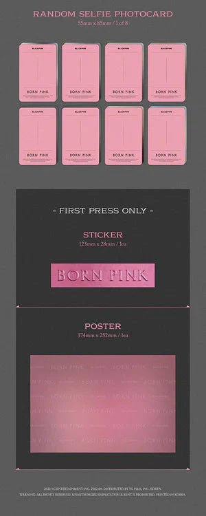 BLAKPINK – 2nd Album [BORN PINK] BOX SET [PINK ver.] - Neko Pop