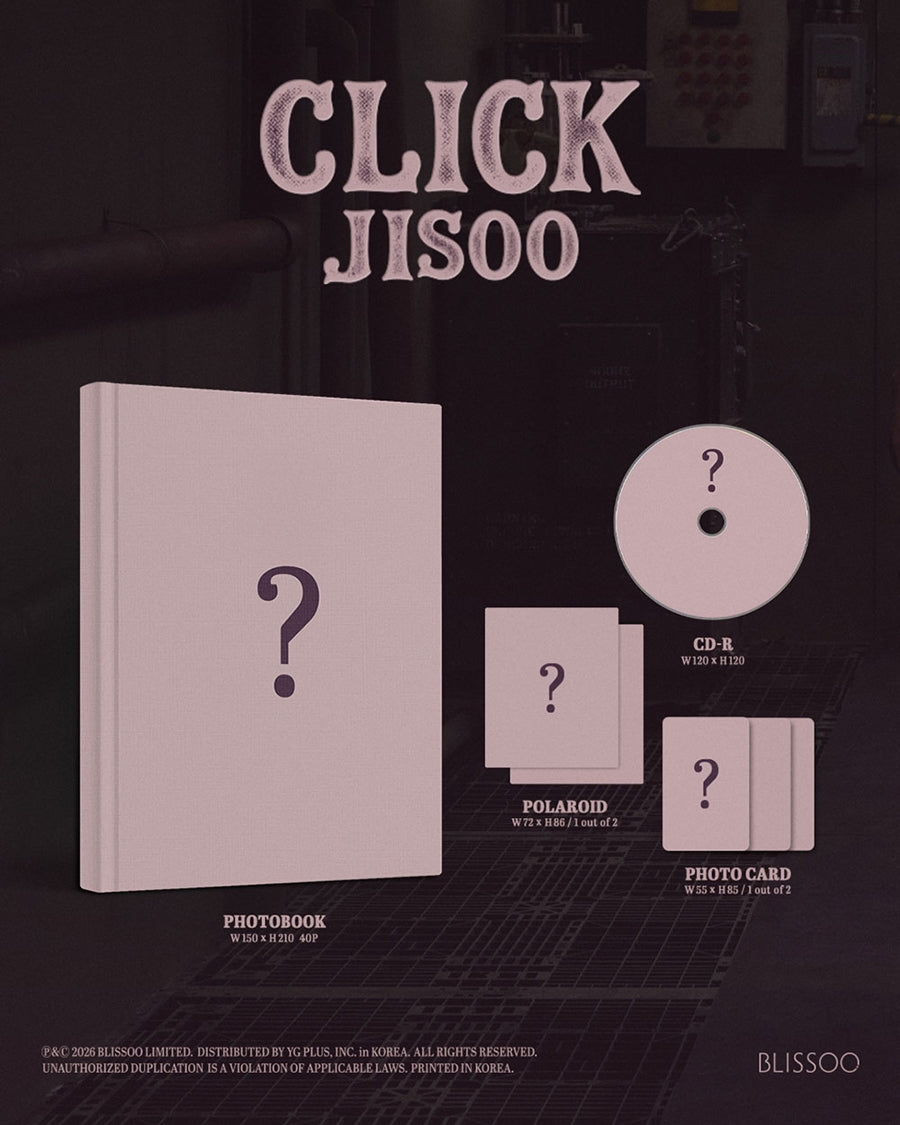(BLACKPINK) JISOO – Single Album [CLICK] (PHOTOBOOK VER.)