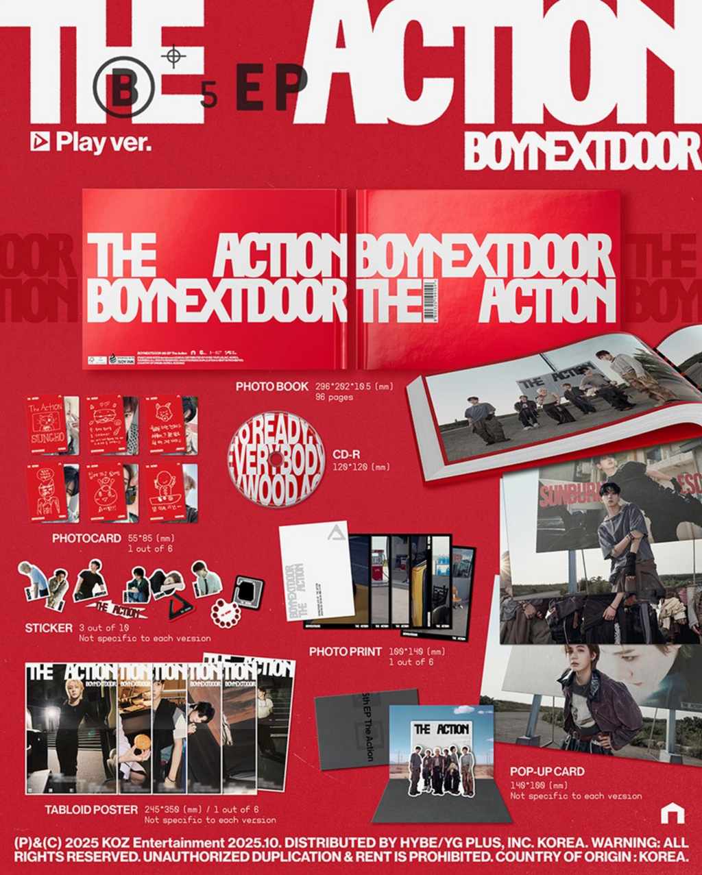 BOYNEXTDOOR - 5th EP [The Action]