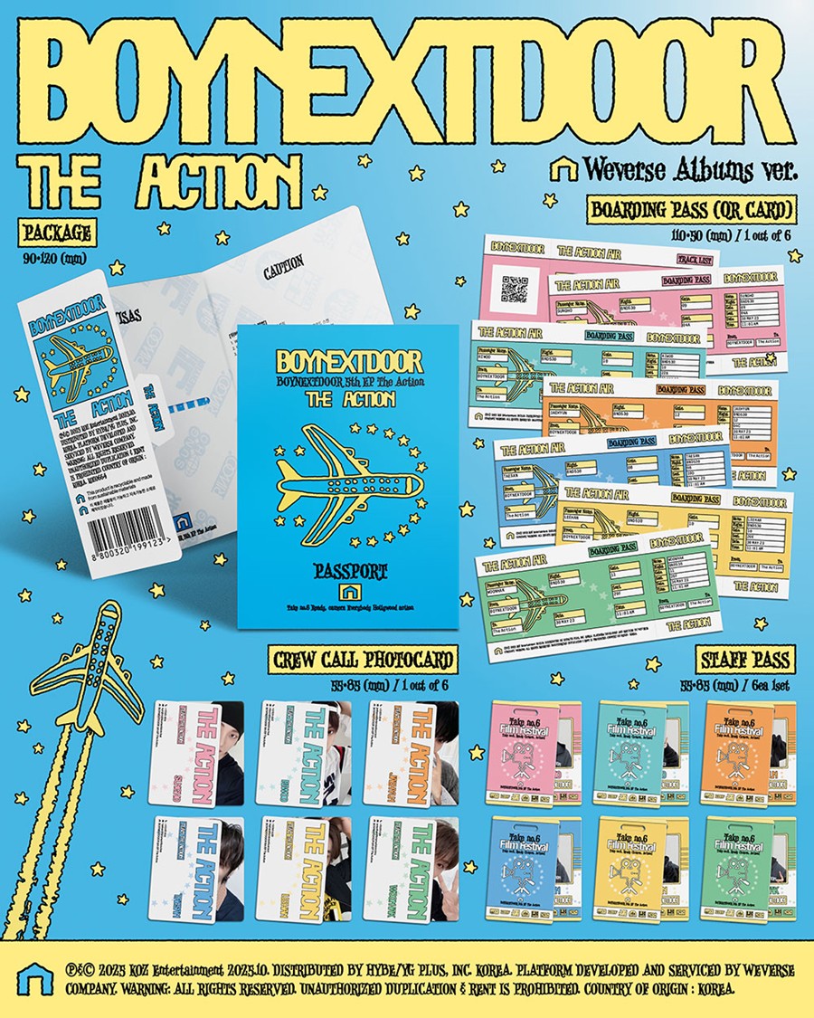 BOYNEXTDOOR – 5th EP [The Action] (Weverse Albums ver.)