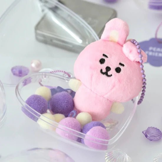 BT21 BABY PEARL PLUSH KEYRING - Neko Pop