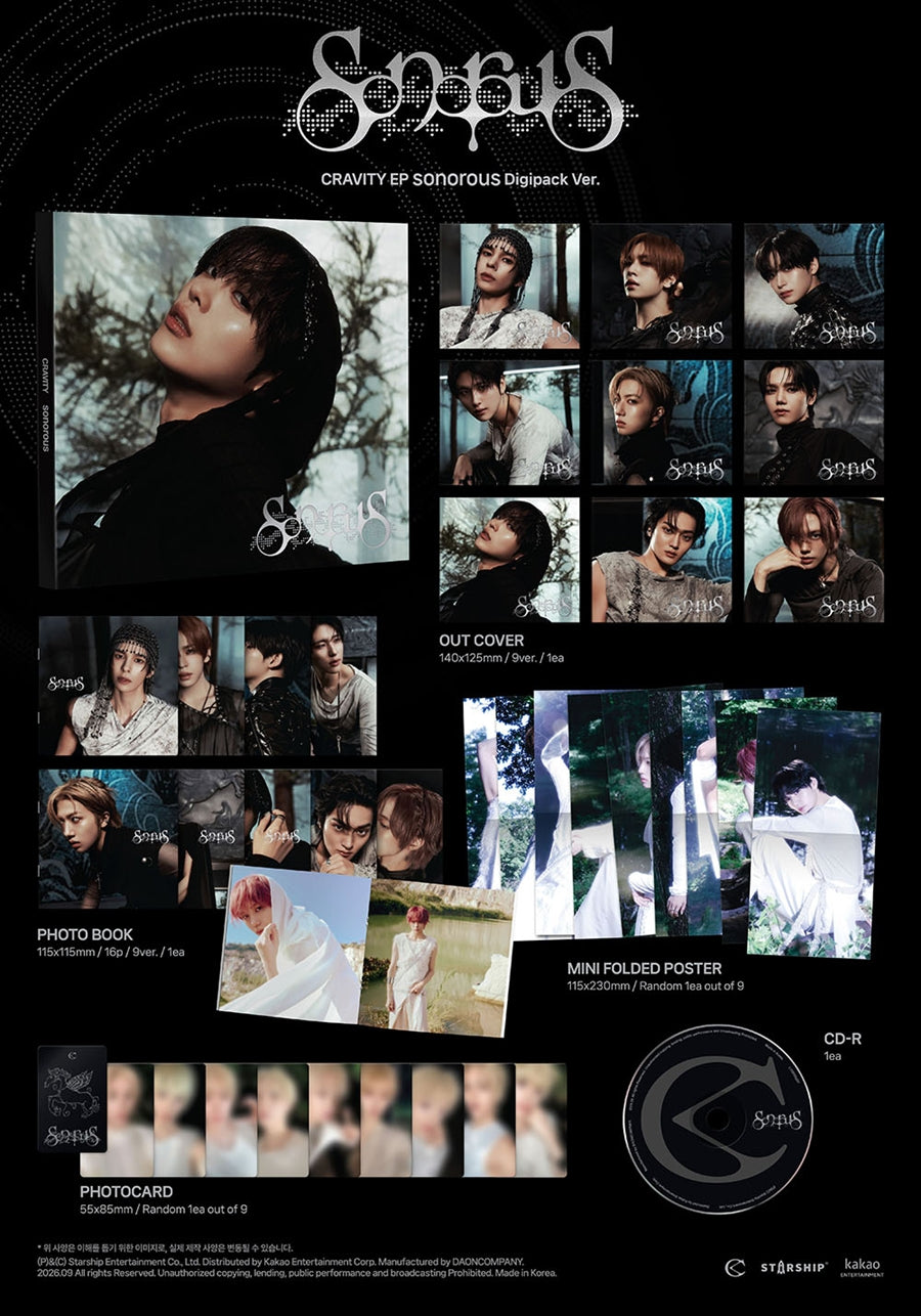 CRAVITY – EP [sonorous] (Digipack Ver.) (Limited)