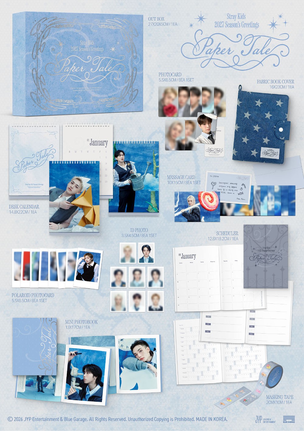 STRAY KIDS - 2027 SEASON'S GREETINGS [PAPER TABLE]