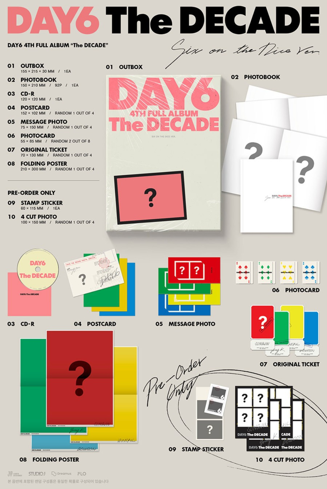 DAY6 – 4th Full Album [The DECADE] - RANDOM