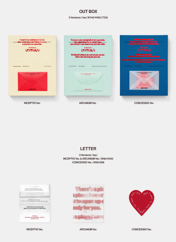 ENHYPEN – ROMANCE : UNTOLD (2ND STUDIO ALBUM)