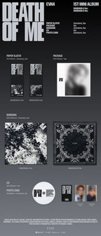 EVAN – 1st Mini Album [DEATH OF ME] (BANDANA Ver.)