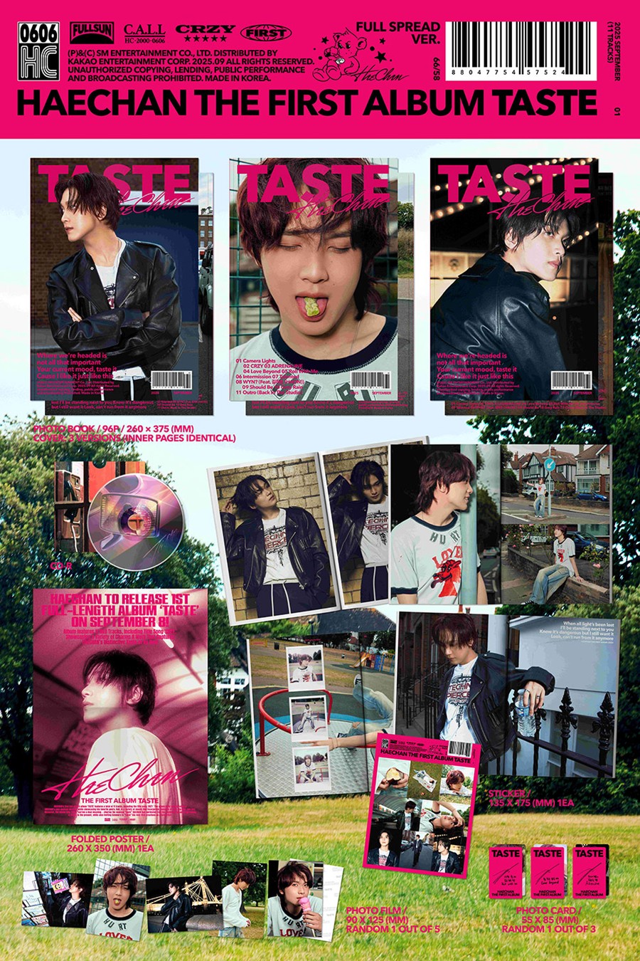 (NCT) HAECHAN – 1st Album [TASTE] (Full Spread Ver.)