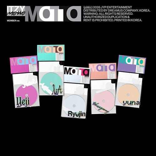 ITZY – [Motto] (MEMBER Ver.) - Neko Pop