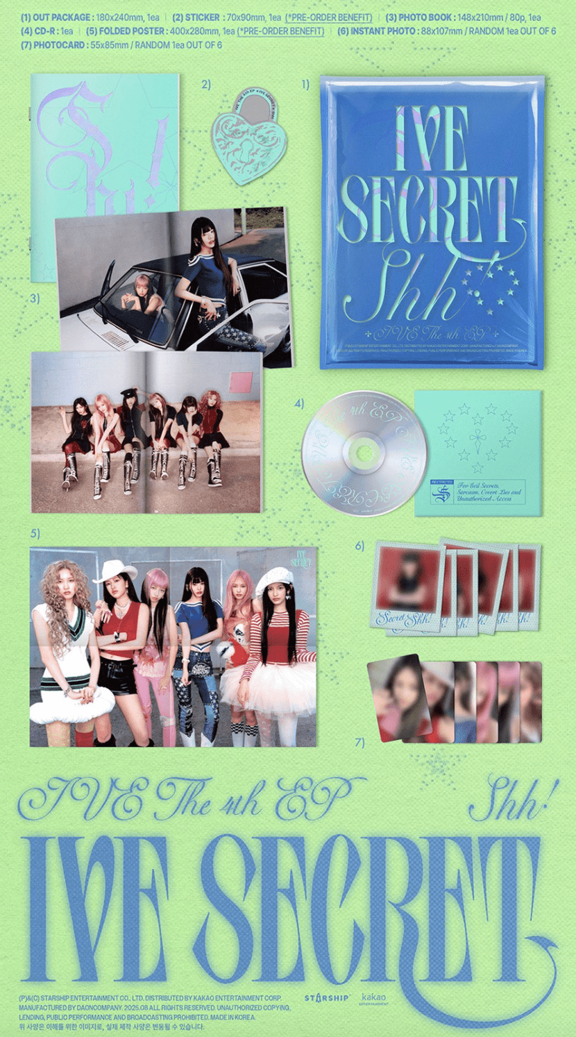 IVE – THE 4th EP [IVE SECRET] - Neko Pop